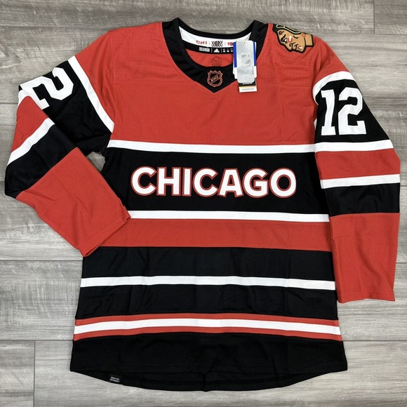 Alex DeBrincat Chicago Blackhawks Adidas Authentic Reverse Jersey SZ‎ 50 H52264